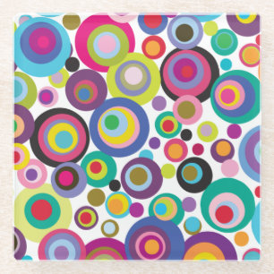Confetti Dots Glass Coaster