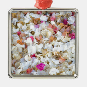 CONFETTI dried flowers Metal Tree Decoration