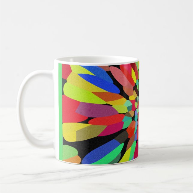 Confetti Flower Coffee Mug (Left)