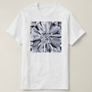 Confetti Flower in Black & White T-Shirt