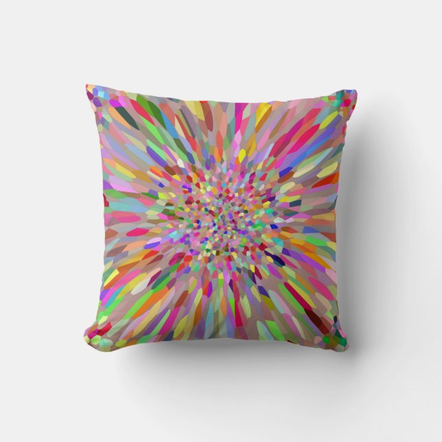 Confetti Flower Summer Cushion (Front)