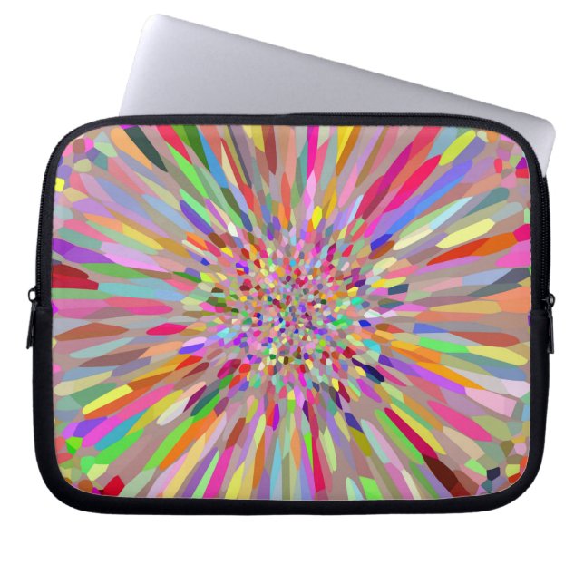 Confetti Flower Summer Laptop Sleeve (Front)