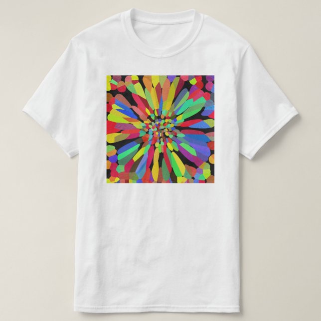 Confetti Flower T-Shirt (Design Front)