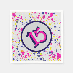 Confetti Fun Sprinkles Design 15 Napkin