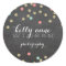 CONFETTI GLITTER cute gold coral mint chalkboard