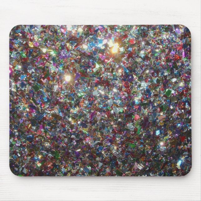 Confetti Glitter Mouse Mat (Front)