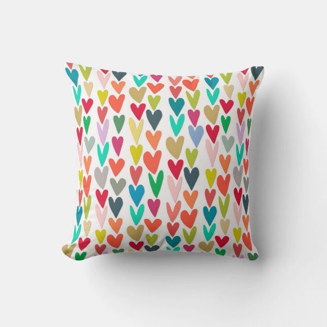 confetti hearts cushion (Front)