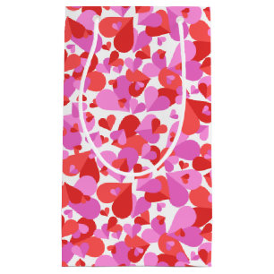Confetti Hearts Mix Small Gift Bag