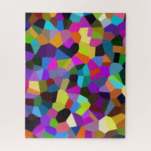 Confetti in Jewel Tones Jigsaw Puzzle