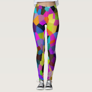 Confetti in Jewel Tones Leggings