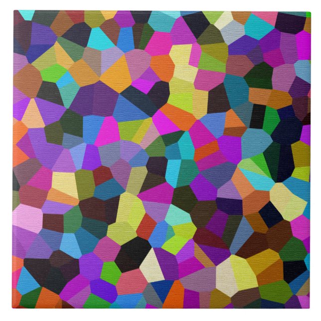 Confetti in Jewel Tones Tile (Front)