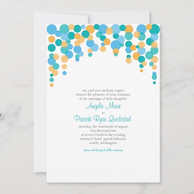 Confetti Invitation (Front)