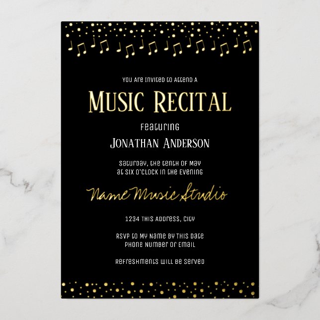 Confetti Music Recital (Front)