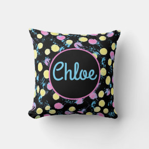 Confetti Paint Splash Multicolor Custom Cushion