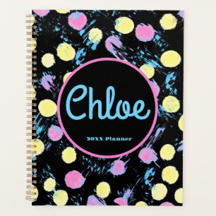 Confetti Paint Splash Multicolor Custom Planner