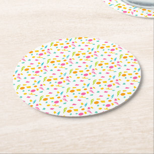 Confetti Paper Coasters