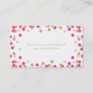 Confetti Party Business Cards