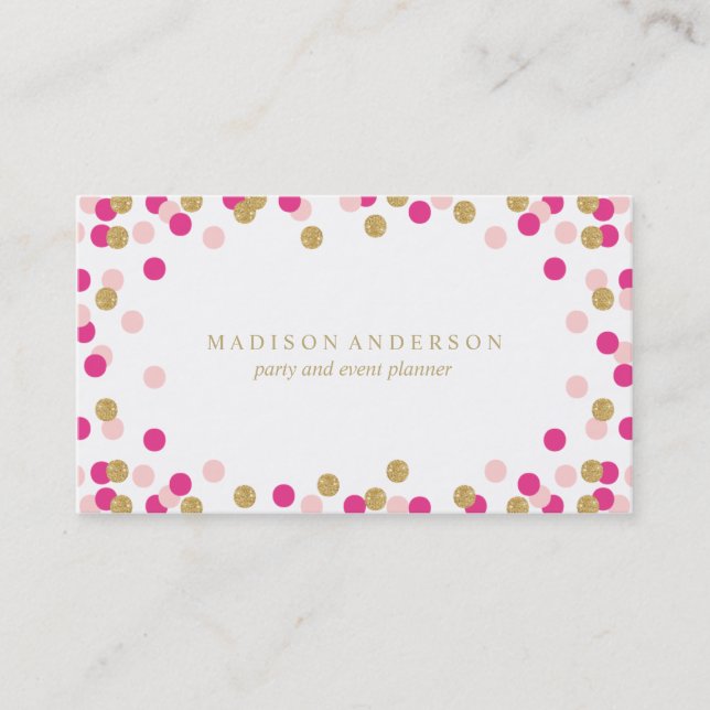 Confetti Party | Business Cards (Front)