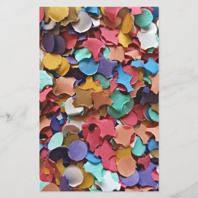 Confetti Party Carnival Colourful Paper Funny (Front)