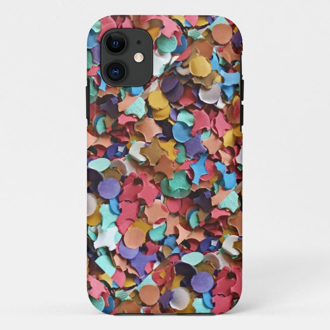 Confetti Party Carnival Colourful Paper Funny Case-Mate iPhone Case (Back)