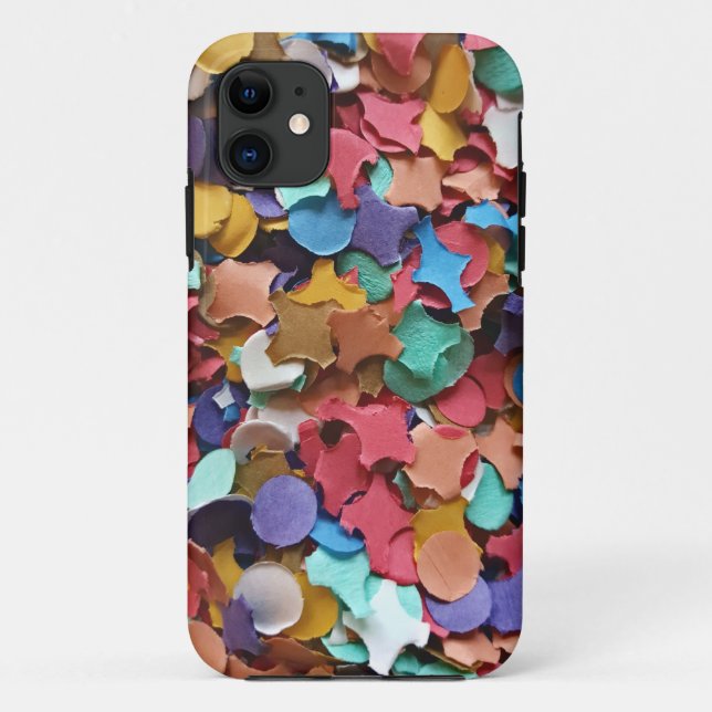 Confetti Party Carnival Colourful Paper Funny Case-Mate iPhone Case (Back)