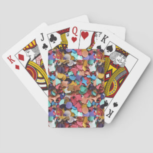 Confetti Party Carnival Colourful Paper Funny Playing Cards