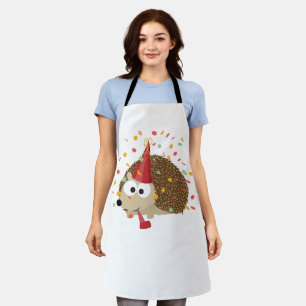 Confetti Party Hedgehog Apron