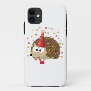 Confetti Party Hedgehog iPhone 11 Case