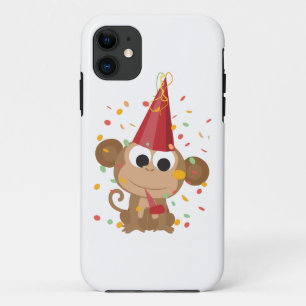 Confetti Party Monkey iPhone 11 Case