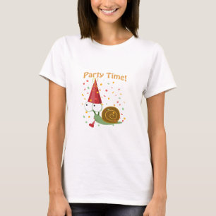 Confetti Party Time! Snail T-Shirt