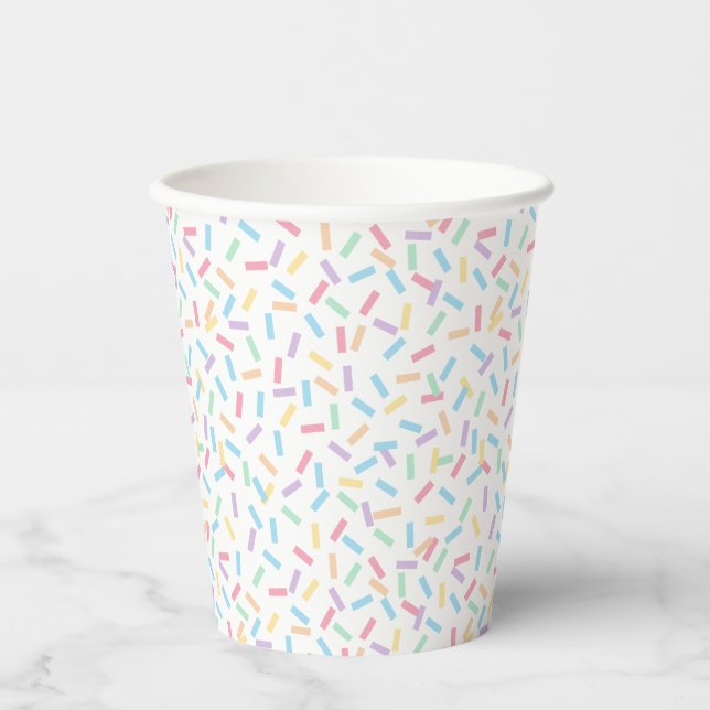 Confetti Pastels (Sprinkles) Paper Cups (Front)