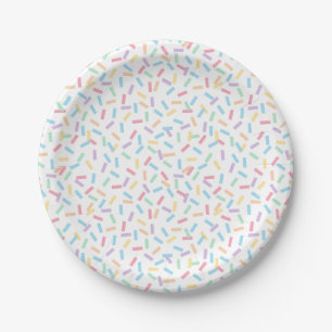 Confetti Pastels (Sprinkles) Paper Plate