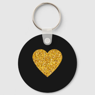 Confetti Pattern Heart Cute T Shirt For Valentines Key Ring