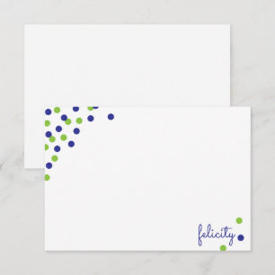 Confetti Personalised Note Cards