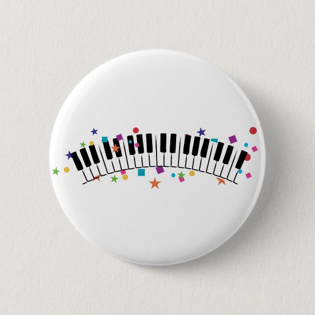 Confetti Piano Button (Front)