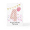 Confetti Pink Polka Dot 4th Birthday