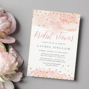Confetti Pop Bridal Shower Invitation