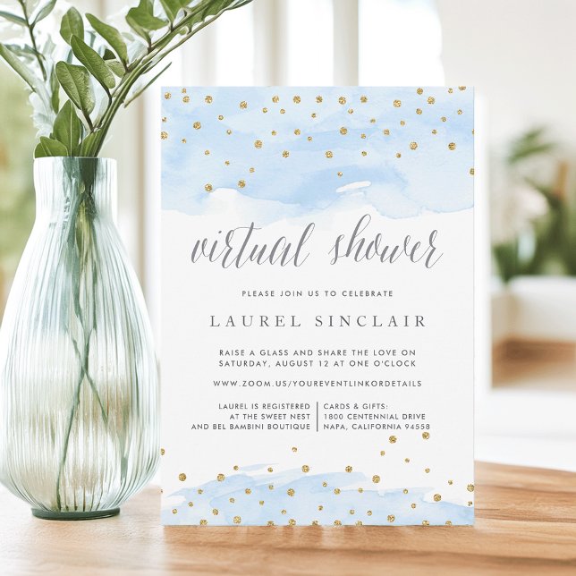 Confetti Pop | Virtual Bridal or Baby Shower Invitation (Creator Uploaded)
