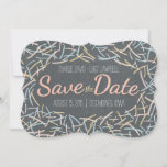 Confetti Save The Date Card<br><div class="desc">A modern and casual-fun save the date card.</div>