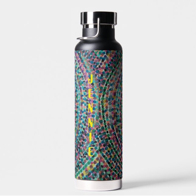 Confetti Spirals Water Bottle (Right)