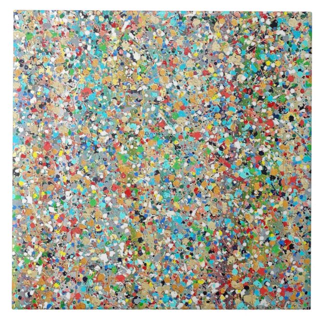 Confetti's 6 x 6 Ceramic Tile (Front)