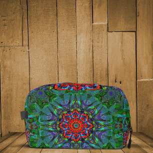 Confianza textile texture mandala pattern dopp kit