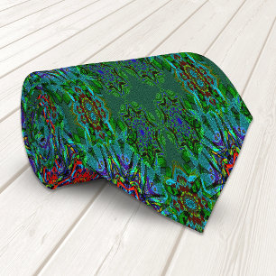 Confianza textile texture mandala pattern tie