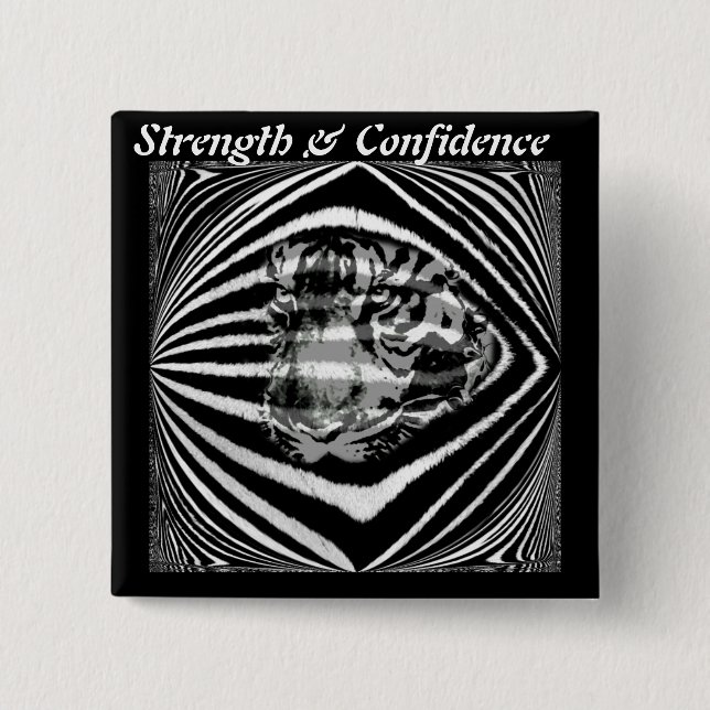 Confidence_ 15 Cm Square Badge (Front)
