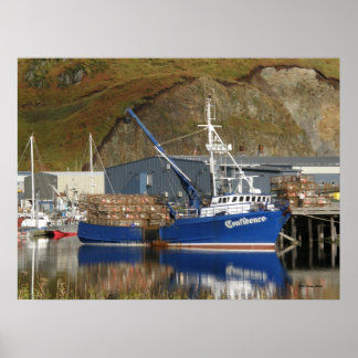 Confidence, Crab Boat in Dutch Harbor, AK Poster