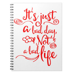 Confidence, Happiness Attitude Life Success Quote Notebook