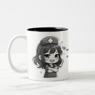 Confidence In Care: Pro Nurse Two-Tone Coffee Mug