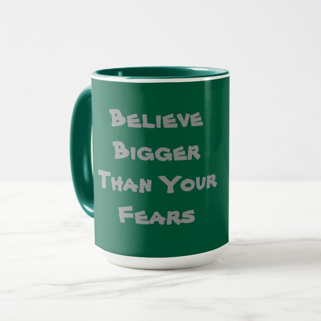 Confidence Inspirational Coffee Mug (Front Left)