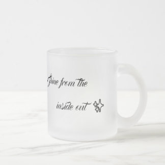 Confidence Is Beautiful – Elegant Empowerment Quot Frosted Glass Coffee Mug