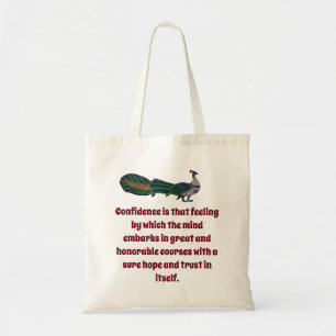 Confidence Is That Feeling - Confidence Quote Tote Bag